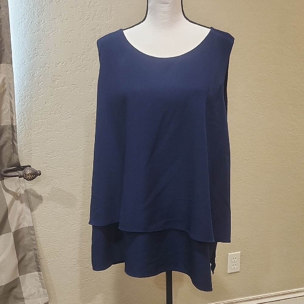 DC Navy Layered Tank Top